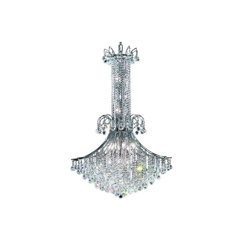 Toureg 16 Light 35 inch Chrome Foyer Ceiling Light in Royal Cut