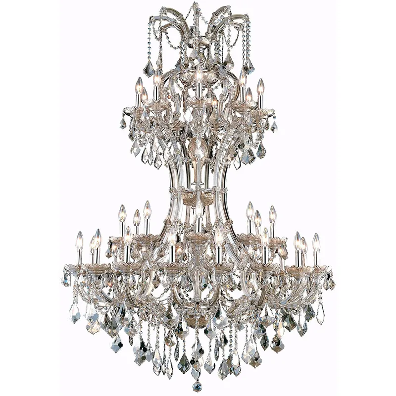 Maria Theresa 36 Light 46 inch Golden Teak Foyer Ceiling Light in Royal Cut