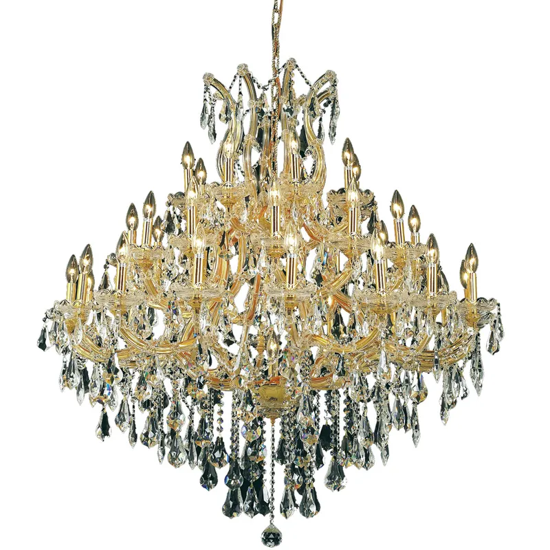 Maria Theresa 37 Light 44 inch Gold Foyer Ceiling Light in Clear