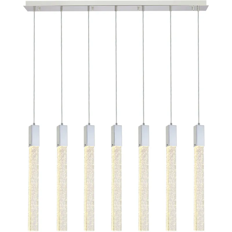 Weston 7 Light 42 inch Chrome Pendant Ceiling Light