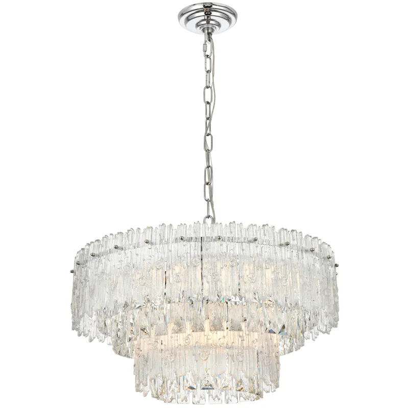 Emilia 6 Light 21 inch Chrome Pendant Ceiling Light