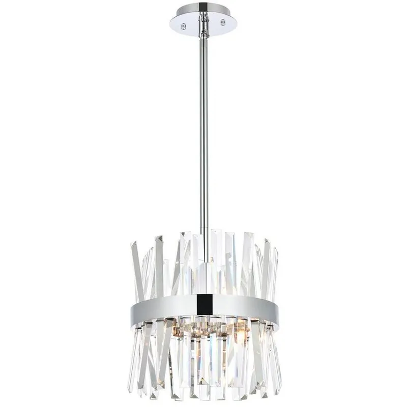 Serephina 6 Light 12 inch Chrome Pendant Ceiling Light