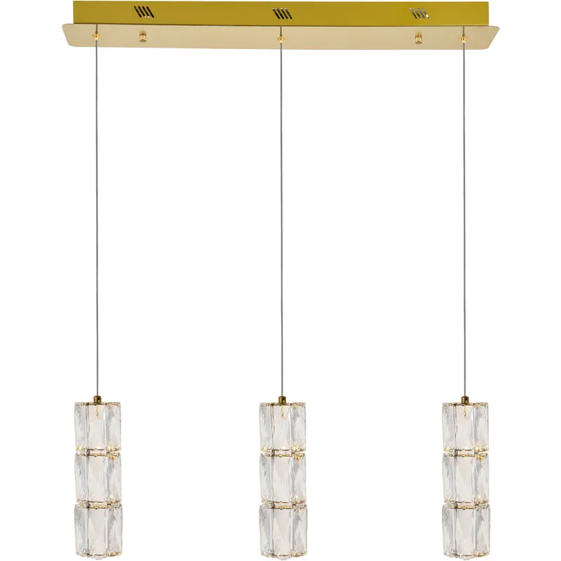 Polaris LED 28 inch Gold Pendant Ceiling Light
