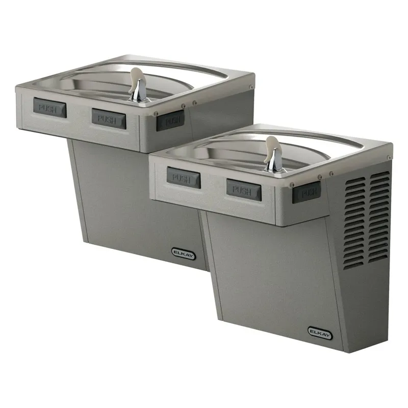 Elkay EMABFTLDDLC Bi-level Ada Wall Mount Water Cooler