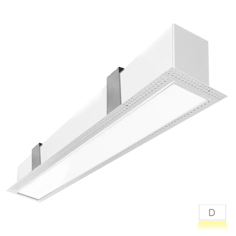 1' Architectural Linear Trimless Downlight Frosted