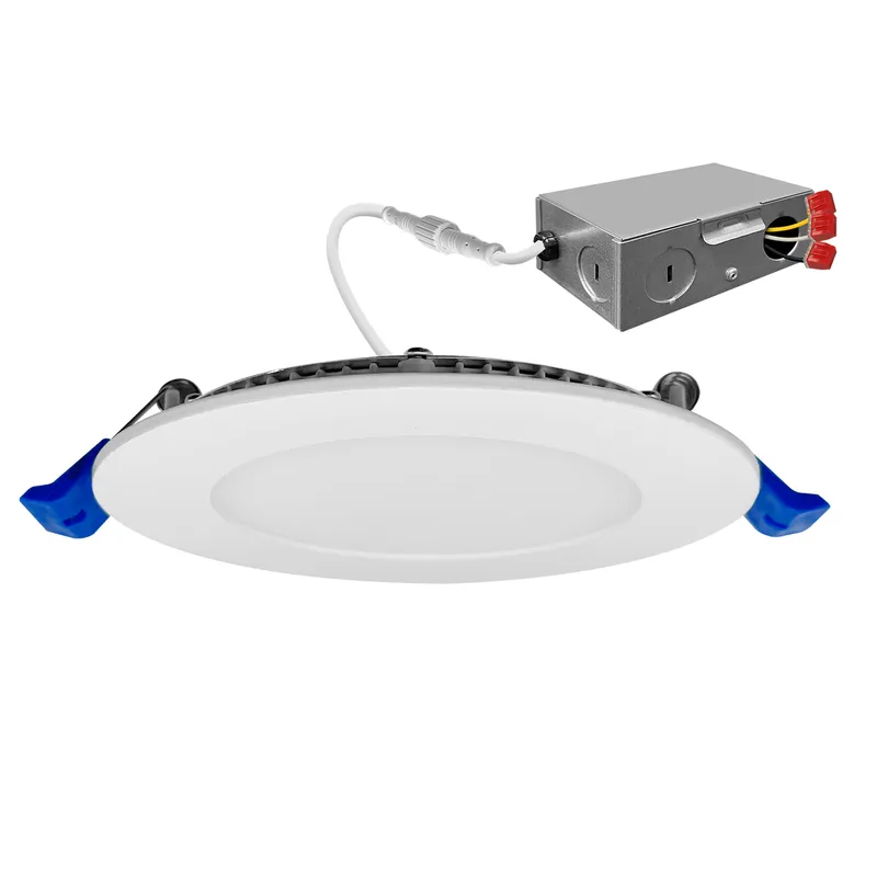 10" External J-Box Round Downlight: Slim-Line