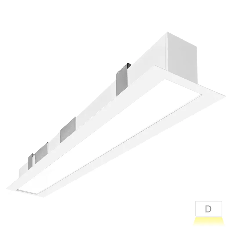 2' Architectural Linear Recessed Downlight Frosted