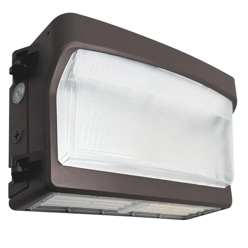2-in-1 Traditional or Full Cut Off Wall Pack w/ Selectable Photocell
