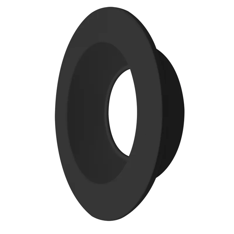3" Regressed Gimbal Black Round Trim