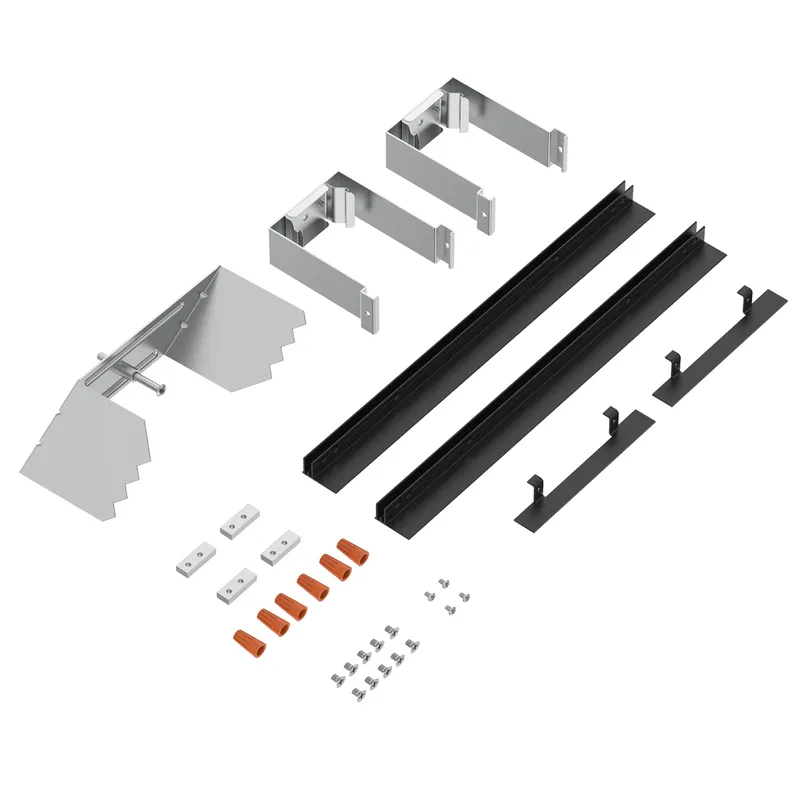 4' Recessed Trim Bracket - Black