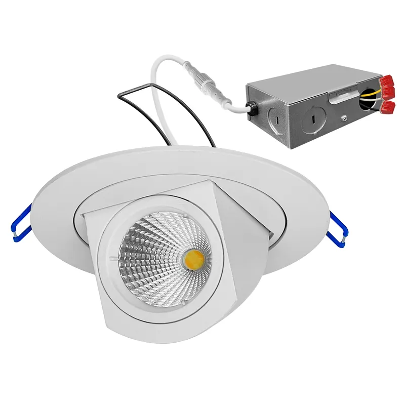 4" DLJBX Floating Scoop Gimbal Downlights