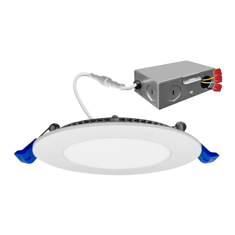 4" External J-Box Round Downlight: Slim-Line