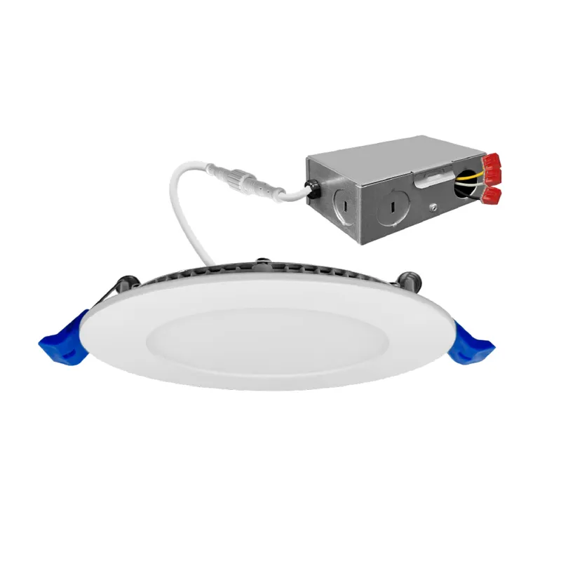 4" Round SnapTrim Slim J-Box Downlights and Trims