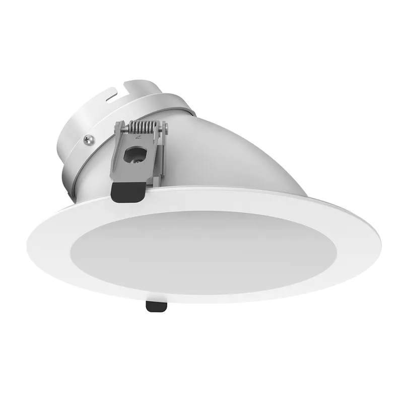 4" White Reflector + White Trim