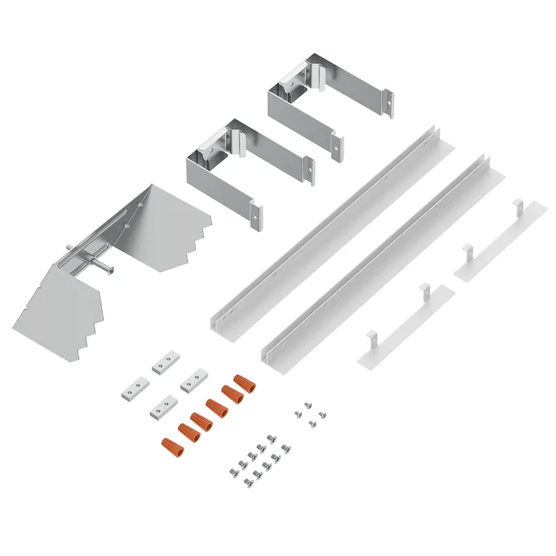 6' Recessed Trim Bracket - White