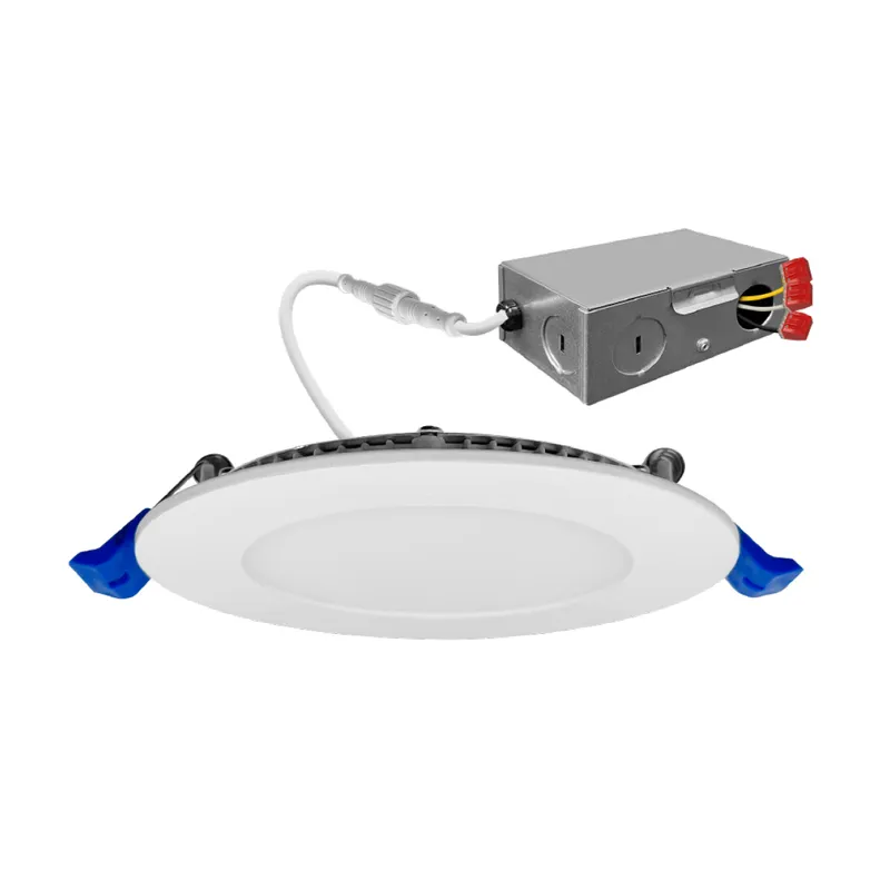 6" Round SnapTrim Slim J-Box Downlights and Trims