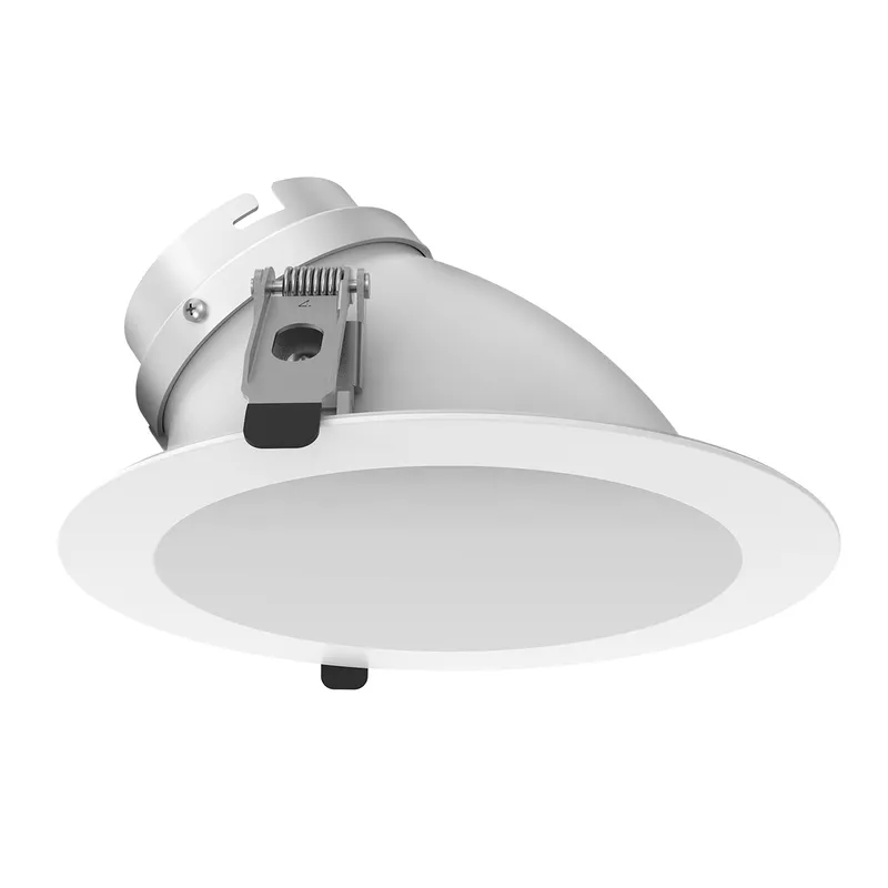 6" White Reflector + White Trim