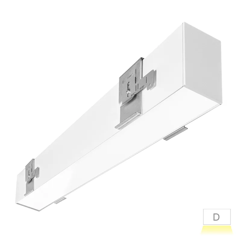 8' Architectural Linear Recessed Downlight T-Bar Frosted