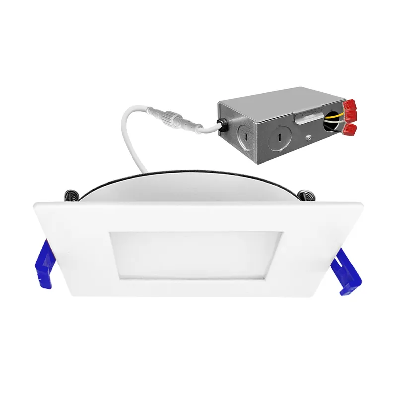 8" Square SnapTrim Slim J-Box Downlights