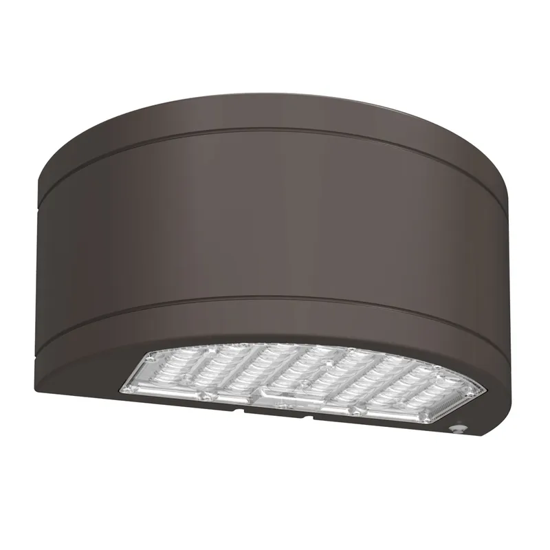 CIRCLE-Line: Half Moon-Circle Up/Down Wall Pack w/ Selectable Photocell