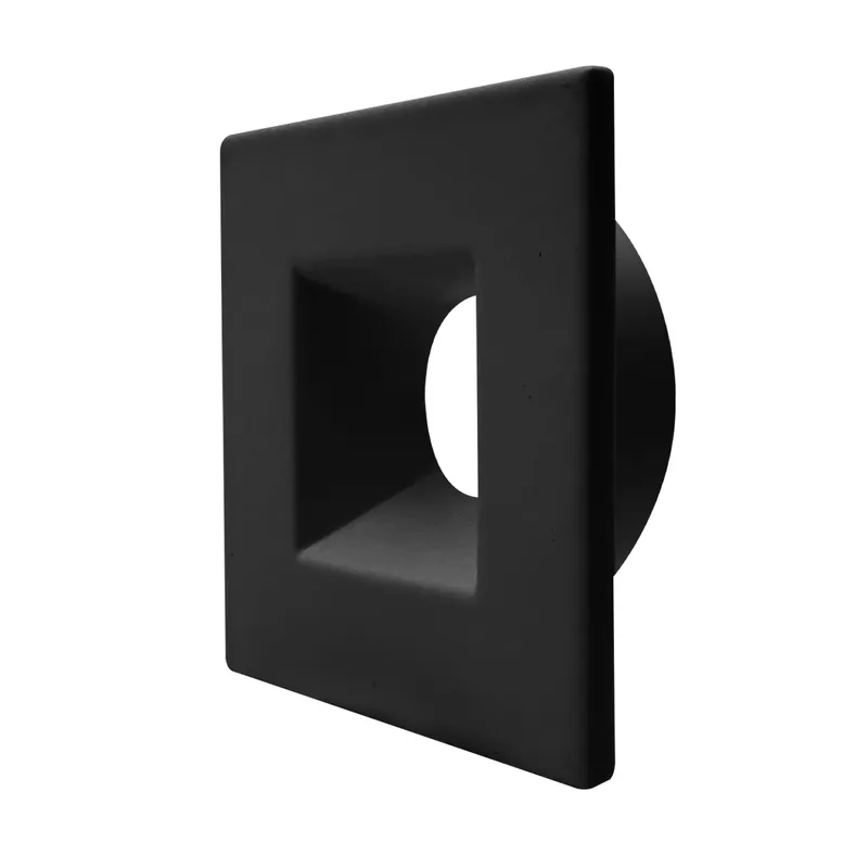 DLJBX-1: Black Square Smooth Trim