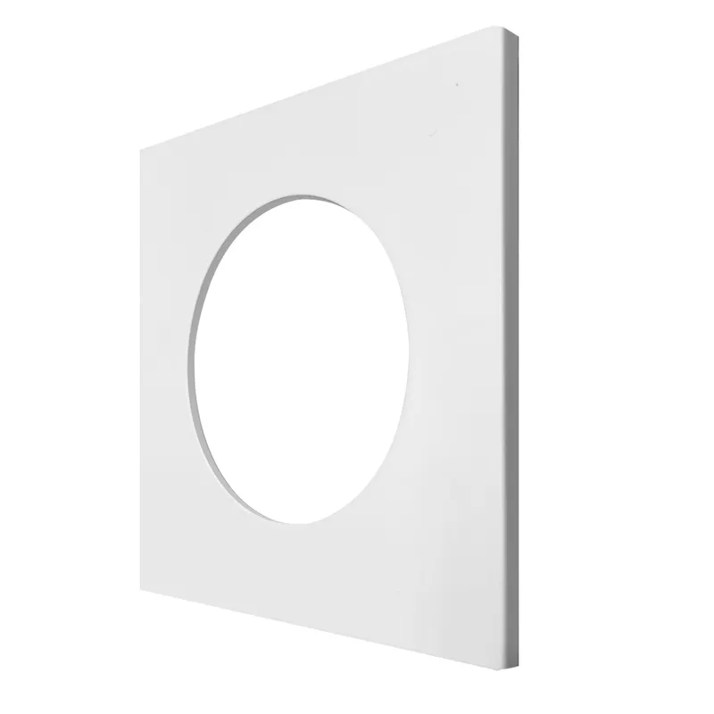 DLJBX-2: White Smooth Square Trim