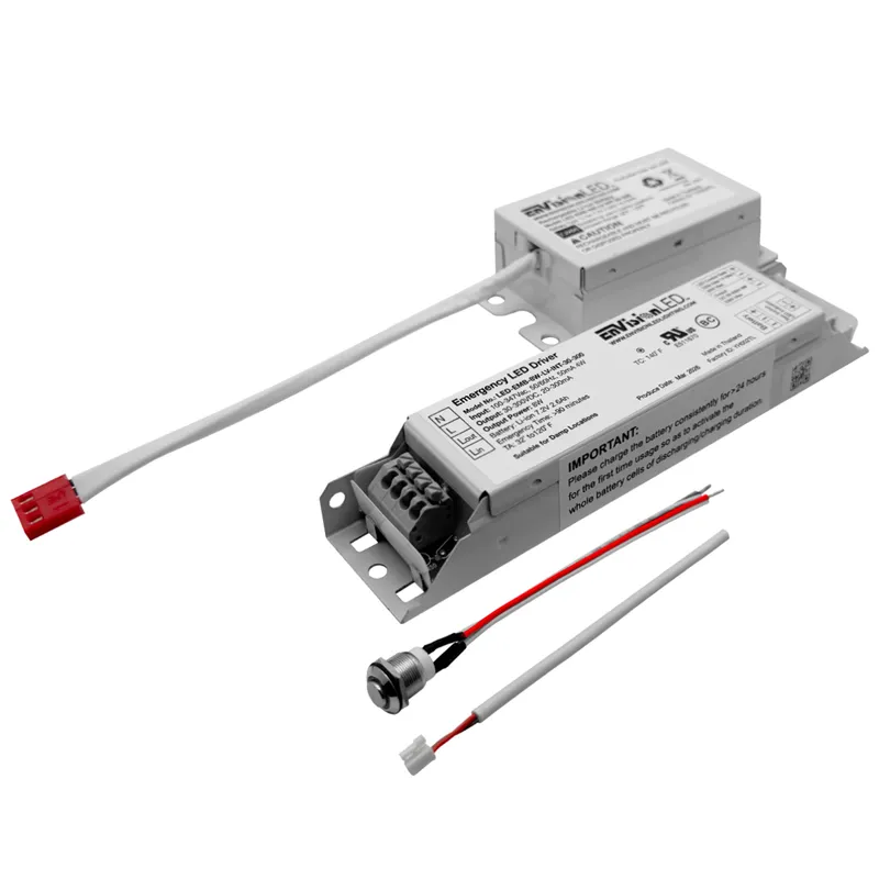 Emergency Backup: 60-150V DC for External Drivers w/ internal housing space (Wall Packs, Canopy, etc.)