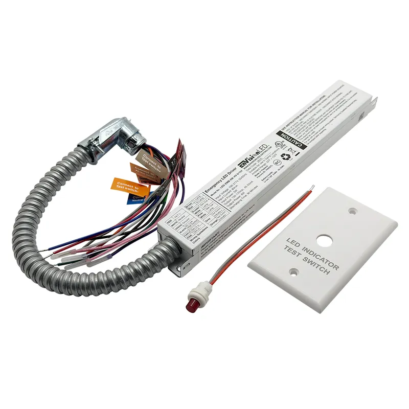 High Voltage Emergency Backup for External Drivers w/ internal housing space (Wall Packs, Canopy, etc.)