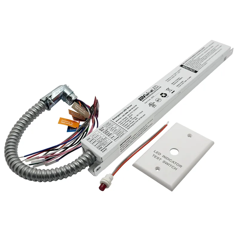 High Voltage Emergency Backup for External Drivers w/ internal housing space (Wall Packs, Canopy, etc.)