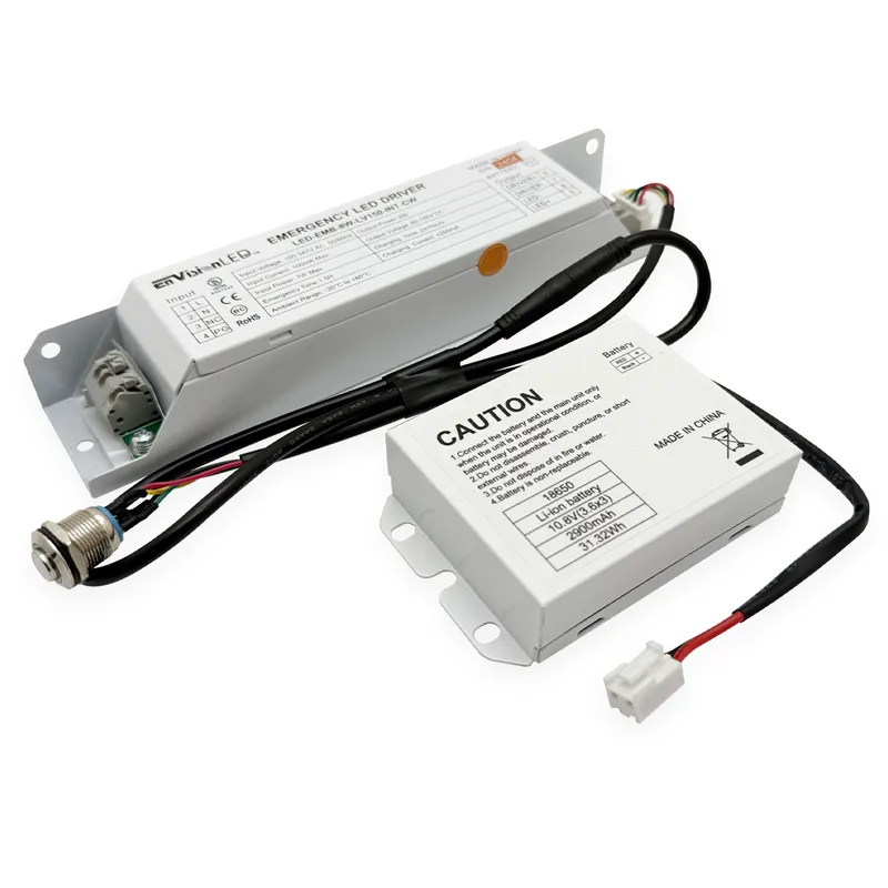Low Voltage Emergency Backup for External Drivers w/ internal housing space (Wall Packs, Canopy, etc.)