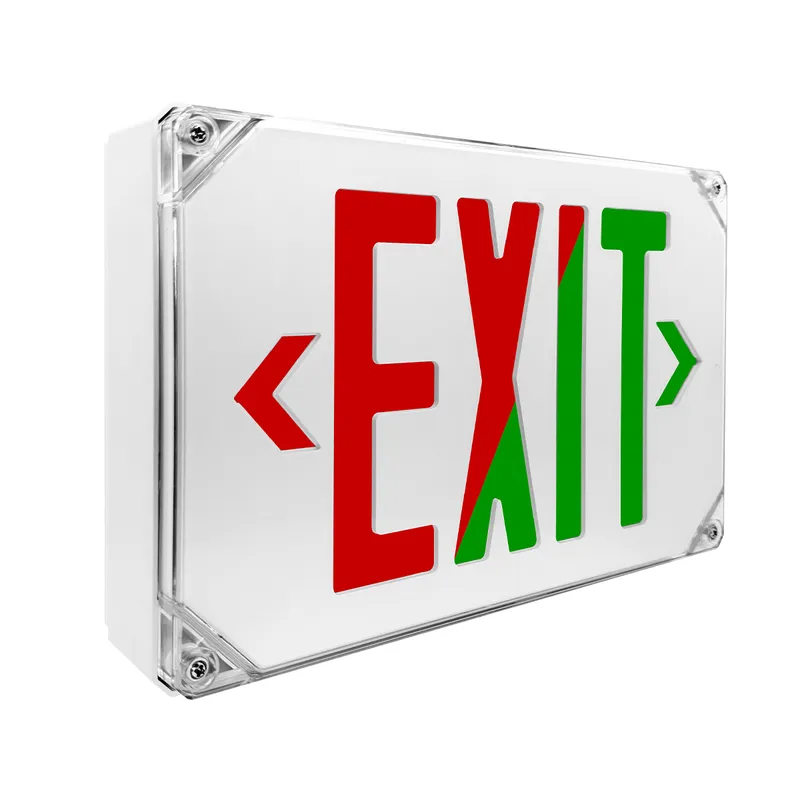 LED Emergency Exit Sign Red/Green Selectable