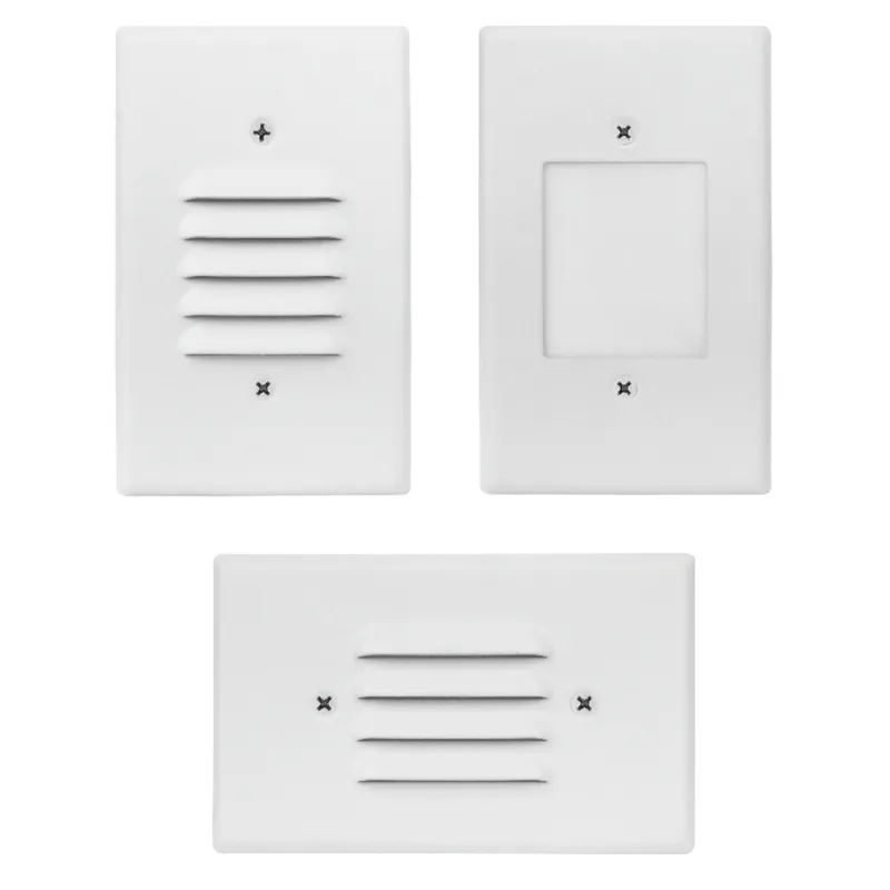 LED Step Lights- 3 Face Plates, 1 Module