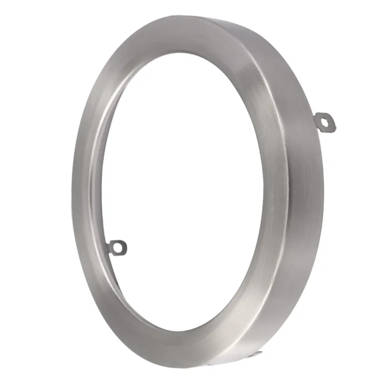 SLDSKR: 5" Snap on Trim Brushed Nickel