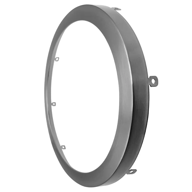 SLDSKR: 12" Snap on Trim Brushed Nickel