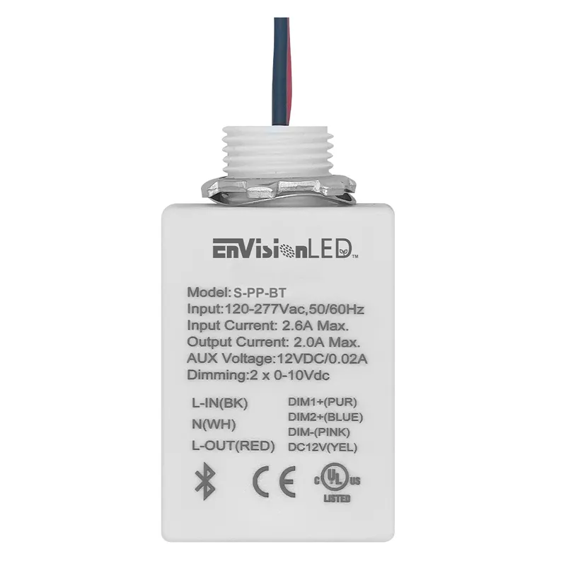 S-Line: Dimmable power pack. Dim any 0-10V fixture (Remote or ENVISION SMART APP)