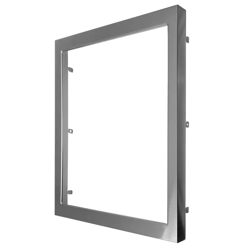 SLDSKSQ: 7" Snap on Trim Brushed Nickel