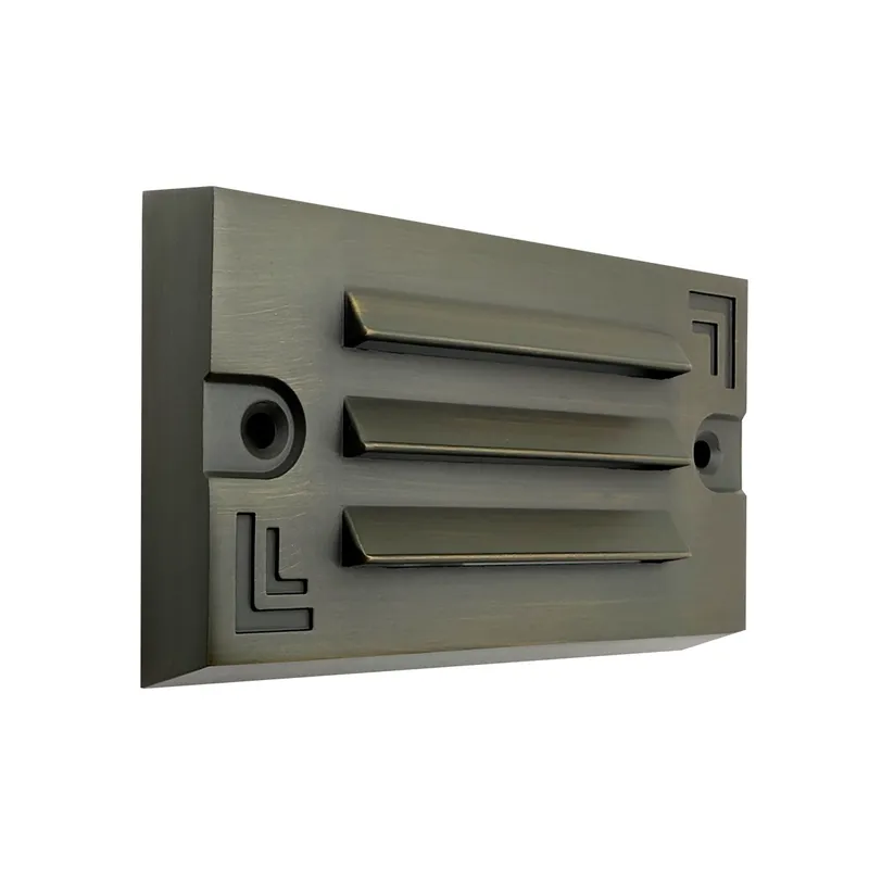 Surface Mount Step Light 5" Width - Louver