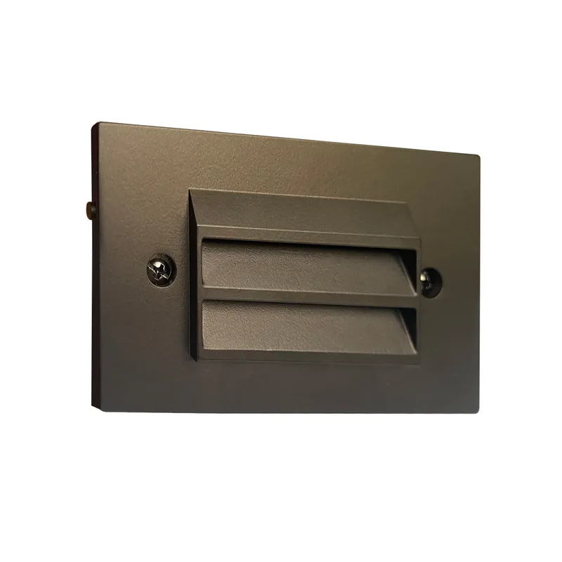 Surface Mount Step Light 5" Width - Louver