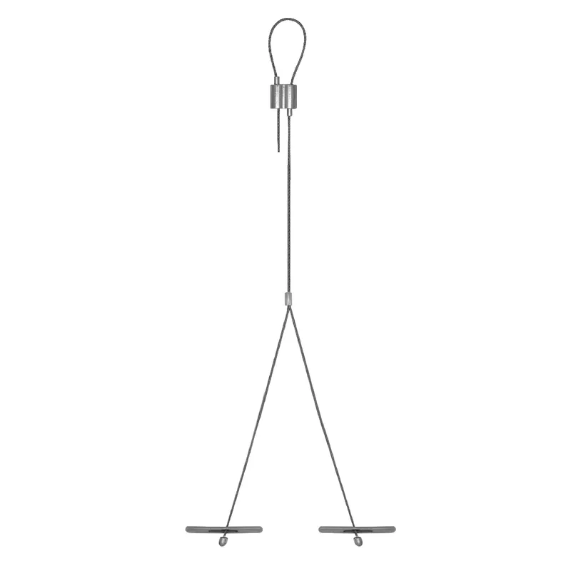 Suspension Kit: 20' Y-Shape, Loop Top, Paddle Bottom (Adjustable Length)