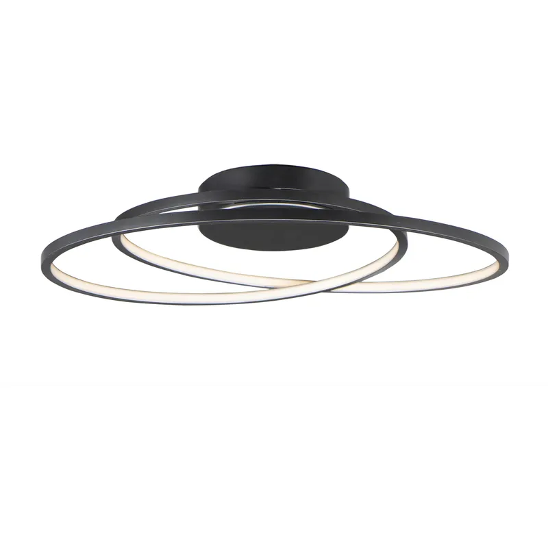 Cycle LED 24.5 inch Black Flush Mount Ceiling Light