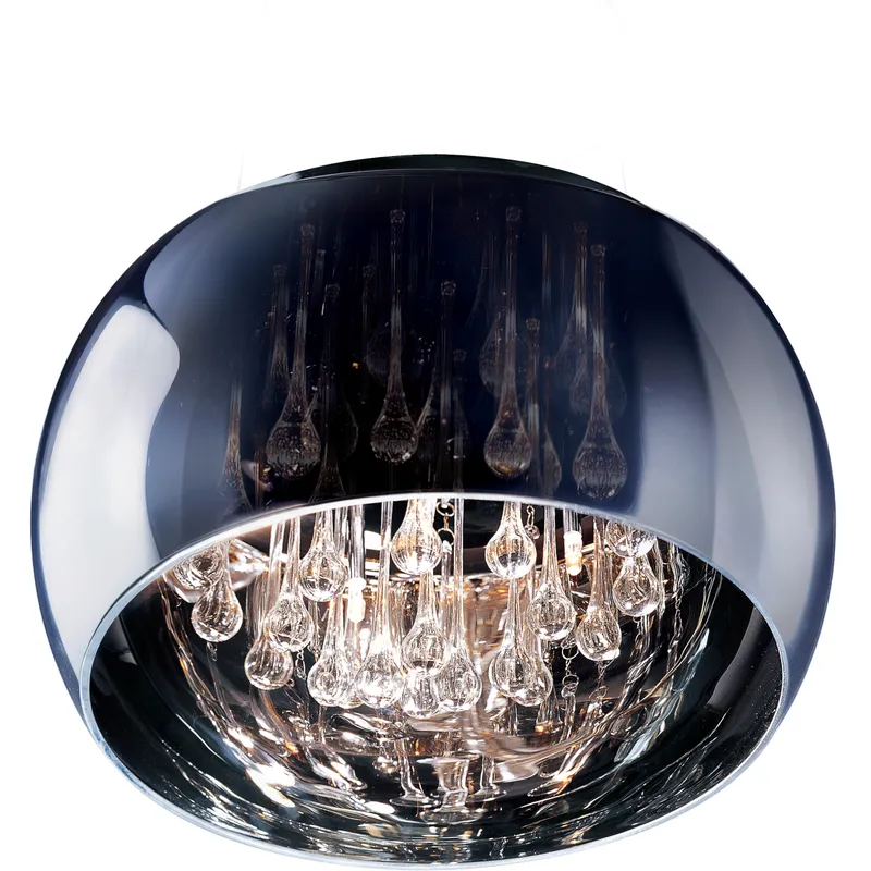Sense 5 Light 15.75 inch Polished Chrome Flush Mount Ceiling Light