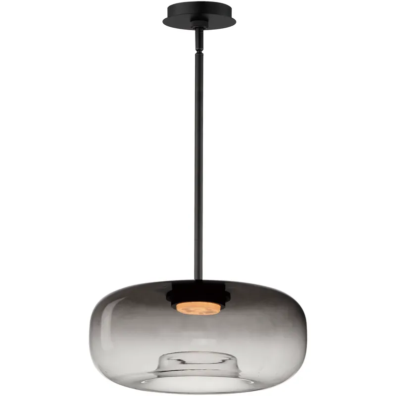 Bombona LED 16 inch Black Single Pendant Ceiling Light