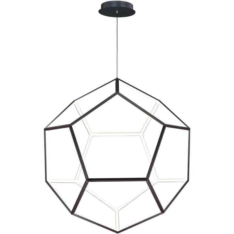 Penta LED 40 inch Black Single Pendant Ceiling Light
