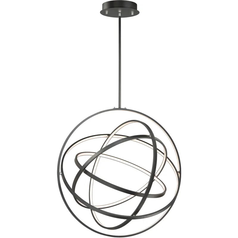 Gyro II LED 31.5 inch Black Single Pendant Ceiling Light