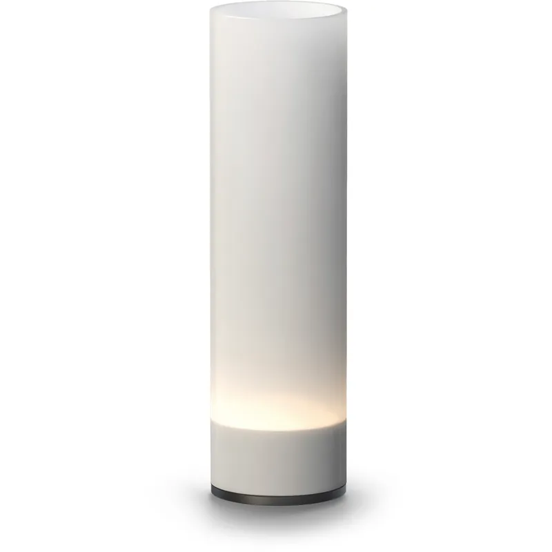 Highball 14.25 inch 10.00 watt Black Table Lamp Portable Light in Translucent Frost