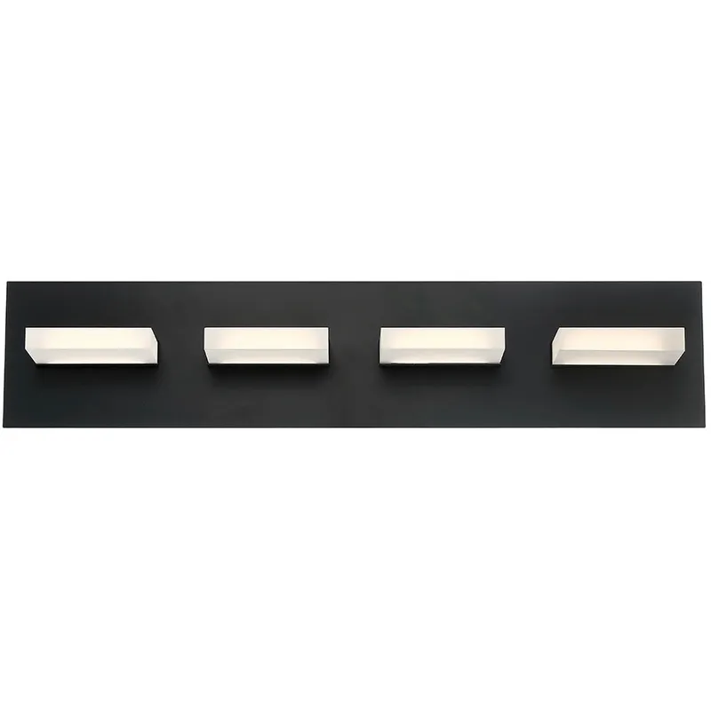 Olson LED 24 inch Black Vanity Light Wall Light