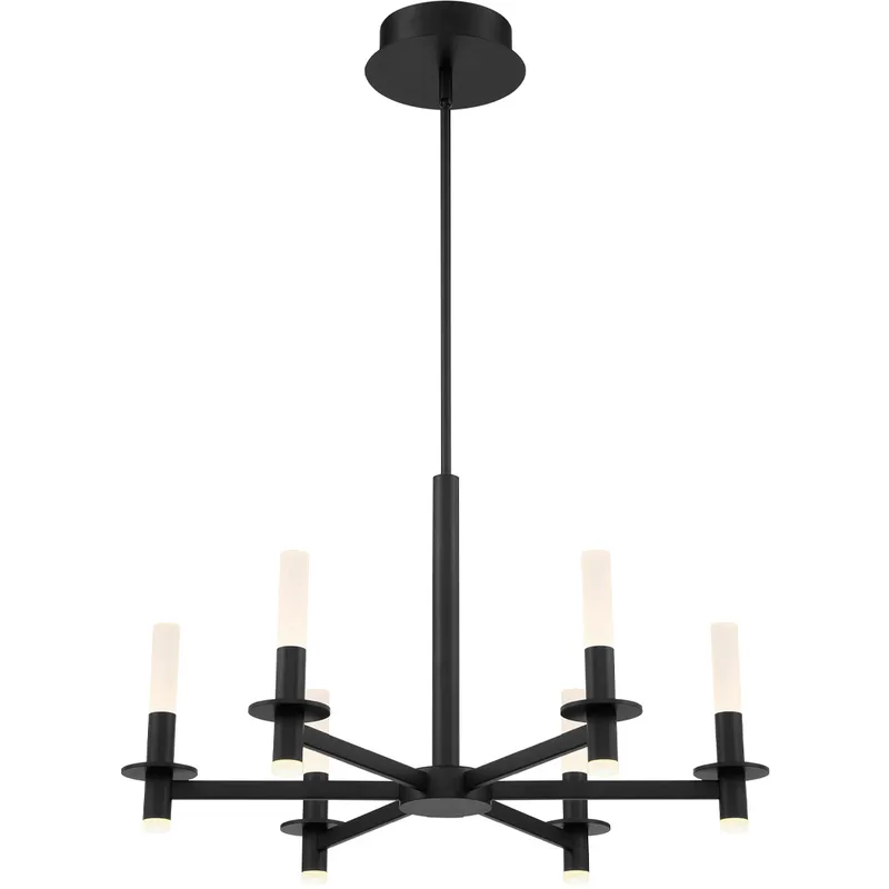 Torna LED 27.5 inch Black Chandelier Ceiling Light