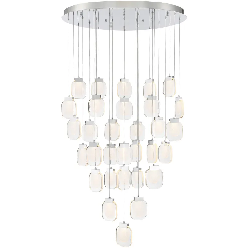 Paget 31 Light 39 inch Chrome Chandelier Ceiling Light