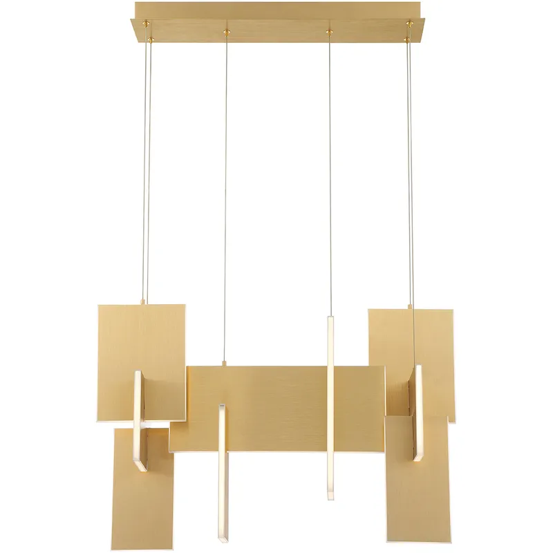 Coburg LED 14 inch Gold Chandelier Ceiling Light