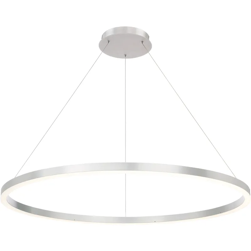 Spunto LED 47.25 inch Silver Chandelier Ceiling Light, Medium